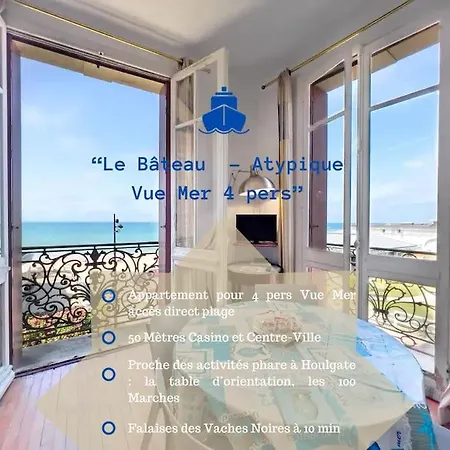 Apartment Le Bateau - Atypique Vue Mer 4p